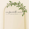 Our Favorite People Vinyl Decal