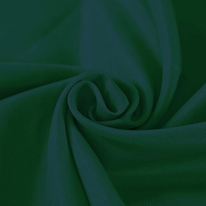 90 inch Round Tablecloth Washable Polyester Table Cloth Decorative Table Cover for Wedding Party Dining Banquet（90 inch, Hunter）