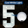 Marquee Numbers Tall Big Light Up Numbers 5th 25th 50th, 4 Feet