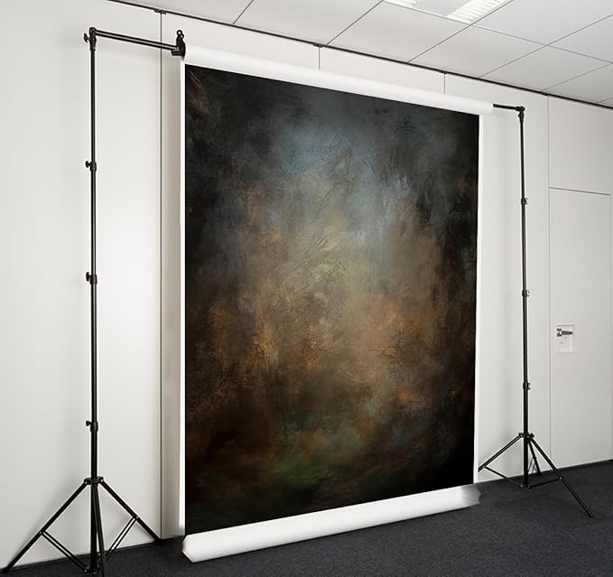 8x16ft Old Master Mottled Portrait Photography Backdrops Abstract Rust Spots Backdrop Background for Photoshoot