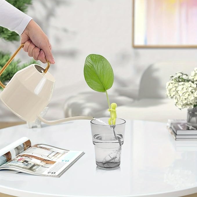 3-pcs Plant Propagation Buddy, Plant Cutting Holder for Stems, Sprouts and Shoots, Plant Propagation Friends for an Indoor Garden or a Plant Propagation Station (3, Green)