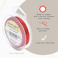 Artistic Wire, 20 Gauge Tarnish Resistant Colored Copper Craft Wire