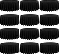 fani 12 Pack 90 Inch Round Tablecloth, Black Polyester Fabric Table Cloth for Round Table, Washable Table Cover for Wedding Party Dining Table Buffet Banquet Restaurant and Camping