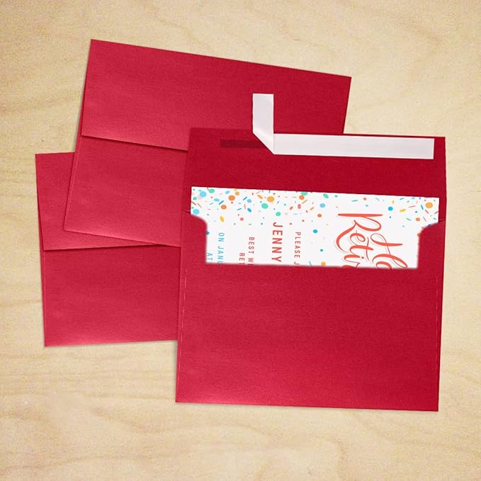 LUXPaper A7 Invitation Envelopes | Peel & Press | 5 1/4" x 7 1/4" | Jupiter Metallic | 80lb. Text | 250 Qty