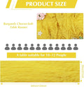 Cheesecloth Table Runner -21*120Inch Long Boho Wedding, 10 Pack – Yellow