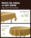 10 Pack Plastic Table Cloth Disposable