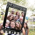 Photobooth Props Selfie Frame Kit with Speech Bubbles, White Dry-Erase Pen