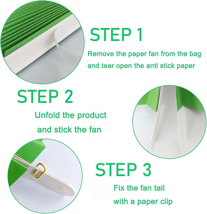 Green Party Decorations,Green Paper Decorations for Party,Tennis Party Decorations Party Paper Fans Bulk 8in,Graduation Decoration Classroom Decor,St Patrick's Day Decortions 30 Color DIY Set （Green）