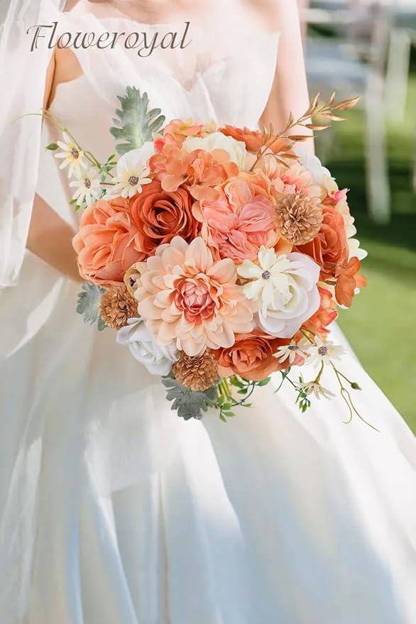 Artificial Flower Set in Light Champagne with Silk Peonies and Roses