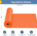 Halloween Wrapping Paper, 15"x450" – Orange