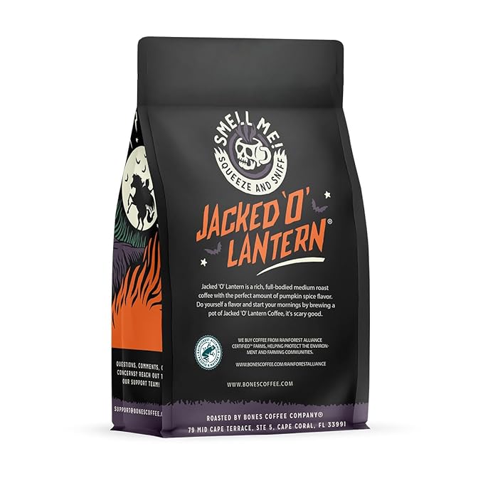 Roasted Coffee Beans, Pumpkin Spice Medium Roast, Whole Bean or Ground