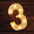 MUMUXI Marquee Light Up Letters | Large Light Up Numbers | Battery Powered and Bright with Every Letter of The Alphabet | for Wedding, Birthday, Party, Celebration, Christmas or Home Decoration (3)