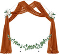 Wedding Arch Draping Fabric 1 Panel Terracotta Sheer, 29" X 19Ft
