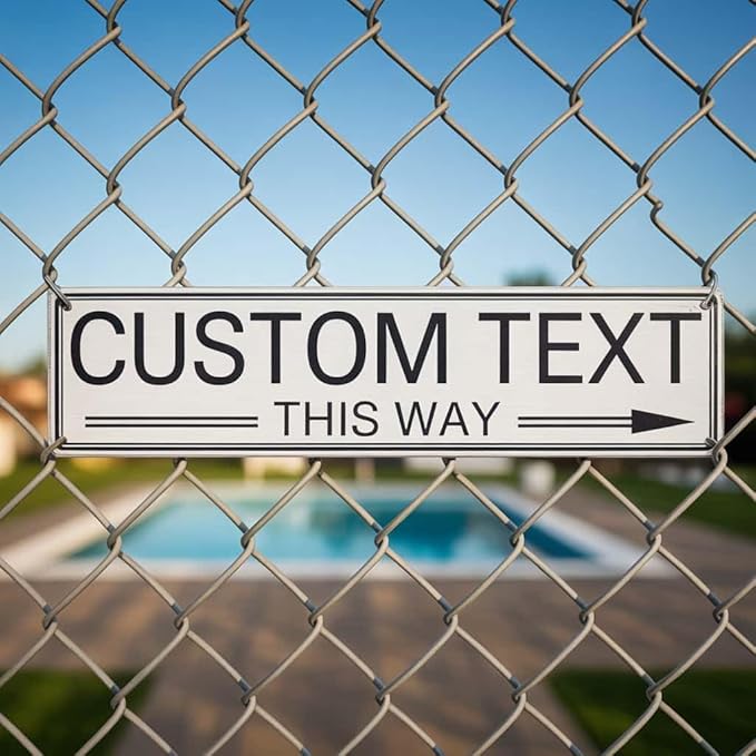 Custom Signs Outdoor Metal, Personalized Street Sign for Home Bar Wall Decor, Fade Resistant .040 Aluminum, 4 x 18 Inches
