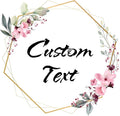 Custom Stickers for Weddings, Birthdays & Businesses - Personalized Labels with Your Logo - Waterproof, Fade and Heat Resistant - Pack of 100-1000 (Wreath K, 3 Inch)