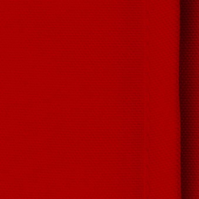 Red Round Polyester Tablecloths, 120-Inch, Stain-Resistant, Set of 10