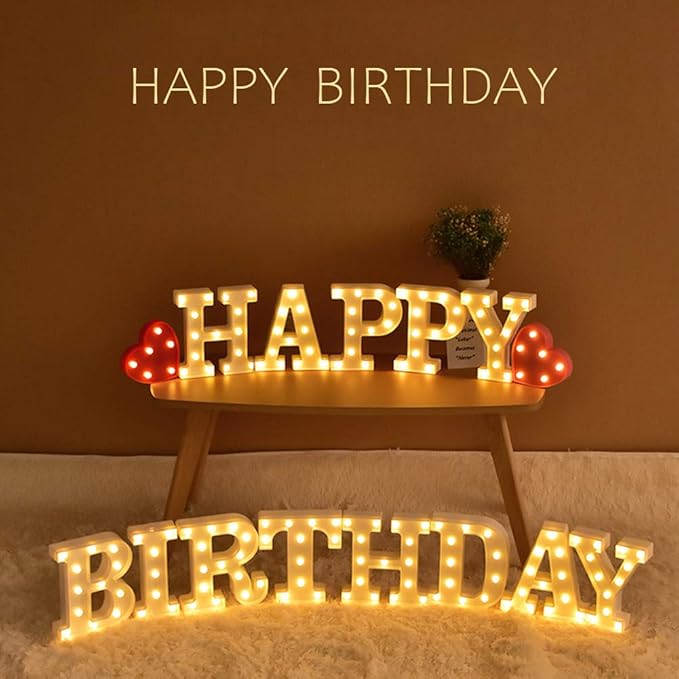 MUMUXI Marquee Light Up Letters | Large Light Up Numbers | Battery Powered and Bright with Every Letter of the Alphabet | For Wedding, Birthday, Party, Celebration, Christmas or Home Decoration (0)