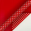 Reversible Wrapping Paper, 17 Inch X 33 Feet, Red, Mini Roll