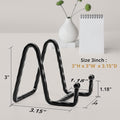 Picture Stands for Display 3 Inch Plate Stands for Display, 3 Pack