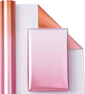 Ombre Foil Wrapping Paper, 17 Inch X 33 Feet, Metallic, Mini Roll