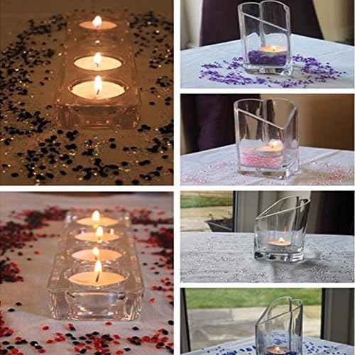 10000 pcs/Pack Wedding Table Scatter Confetti Crystals Acrylic Diamonds Vase Fillers 4.5 mm Rhinestones for Wedding, Bridal Shower, Vase Beads Decorations (Rose red)
