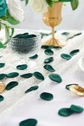 Silk Rose Petals for Christmas Weddings Proposal, 300Pcs – Dark Green