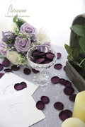 Rose Petals Plum Faux Silk Flower Petals for Wedding Flower, 300pcs