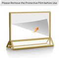 Acrylic Sign Holder, 6x4 – Gold