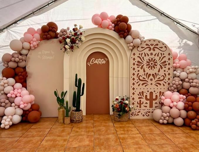 Mexico Theme Arch Stand Covers Fiesta Wedding Party Elastic Fabric Background Birthday Baptismx Baby Shower Decor Props (90x180cm(W35''H72''),G-3741)