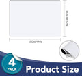 Blank Car Magnets, 4Pcs, 17x12 Inch Car Door Magnets Set Signs Rounded