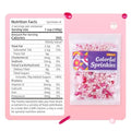 Sprinkles for Cake Decorating, 7oz – Pink, Snowflake Sprinkles