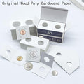 Premium Cardboard Coin Flips 2 X 2 Inch Coin Collection, 200 PCS