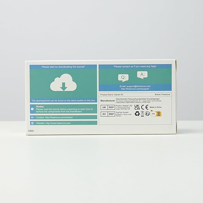 Freenove Basic Starter Kit for Raspberry Pi Pico 2 W (Included), Dual Arm Cortex-M33 and Dual Hazard3 RISC-V Microcontroller, 386-Page Detailed Tutorial, 142 Items, 55 Projects, Python C Code