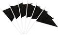 Pennant Flags Small Mini Hand Held Solid Color Pennant, 12 Pack – Black