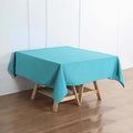 70" Square Linens Wholesale Linens Polyester Square Linen – Turquoise