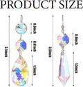 Chandelier Crystal Replacement 38 Mm Teardrop & Icicle Crystal, 24 Pcs