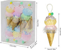 Ice Candy Land 2025 Xmas Birthday Party Suppiles, 6pcs – Cream