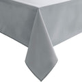 Hiasan Silver Grey Rectangle Tablecloth - Waterproof and Spillproof Washable Fabric Table Cloth for Dining Room Kitchen Party and Outdoor, 60 x 140 Inch