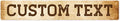 Custom Sign, Custom Street Sign, 11 Font Colors, 13 Font Styles, 4 Hole Options, 22 Sizes, 6x36 Inches, Rust Free DiBound, Fade Resistant, Made in USA by My Sign Center (Vintage)