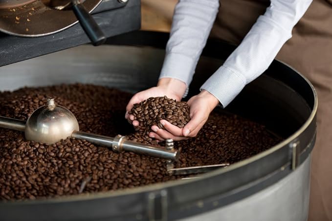 Sampler Variety Pack, Low Acid Organic Coffee Beans in Linen Gift Bag: Whole Bean, Mold-Free & Stomach Friendly, by Java Planet - Arabica Gourmet Coffee, 1.32 LBs of coffee packaged in six 3.2 oz bags