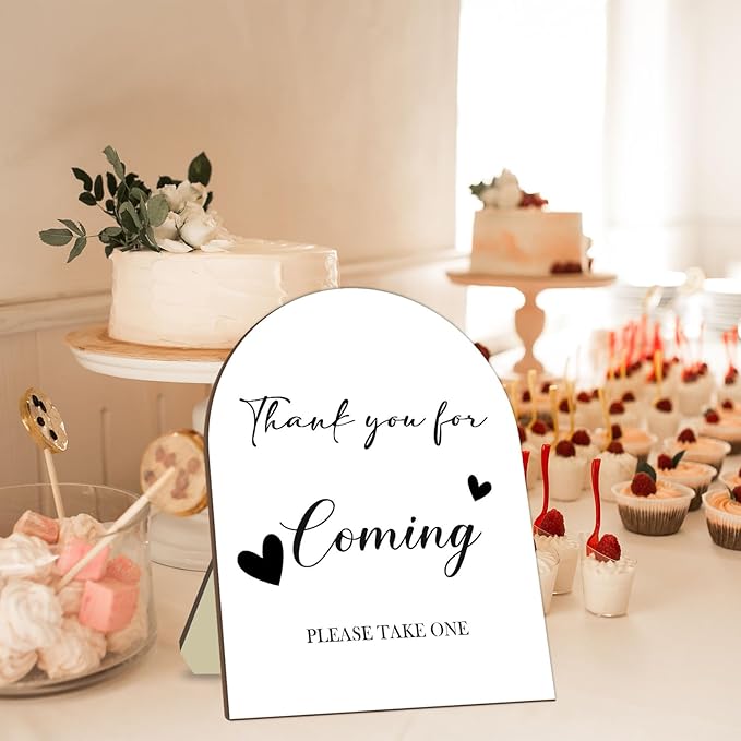 Thank You for Coming Please Take One - Minimalist Decor Bridal & Wedding Shower Sign - 9 * 11IN