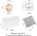 Decorative Shell Place Card Holders Bulk, 24Pcs – Gold
