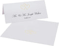 Linked Hearts Place Cards, Ivory (Choose Color)