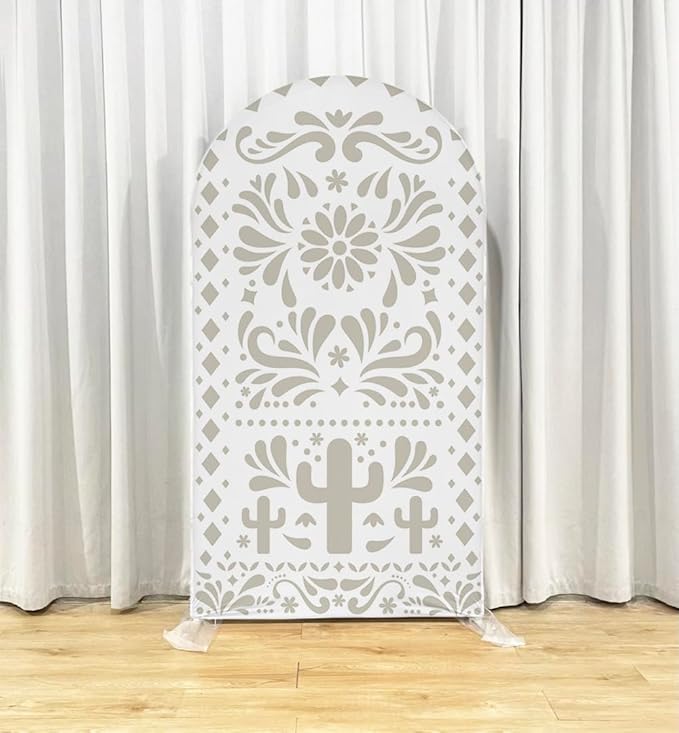 Mexico Theme Arch Stand Covers Fiesta Wedding Party Elastic Fabric Background Birthday Baptismx Baby Shower Decor Props (67x150cm(2.2x5ft),G-3742)