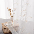 Sheer Voile Curtains – White