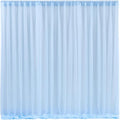 10x10 Blue Tulle Backdrop Curtains for Parties, Sheer Backdrop Curtain Wedding Photo Background Drapes for Baby Shower Photography Birthday Party
