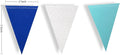 Silver Pennant Banner Royal Blue Hanging Paper, 30 Ft – Navy Blue
