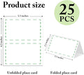 Lines Place Cards, 25 Pack – Green