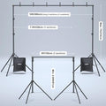 Backdrop Stand for Parties Kit Adjustable Back Drop, 10x7 Ft
