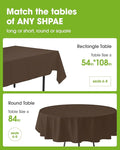 10 Pack Plastic Table Cloth Disposable
